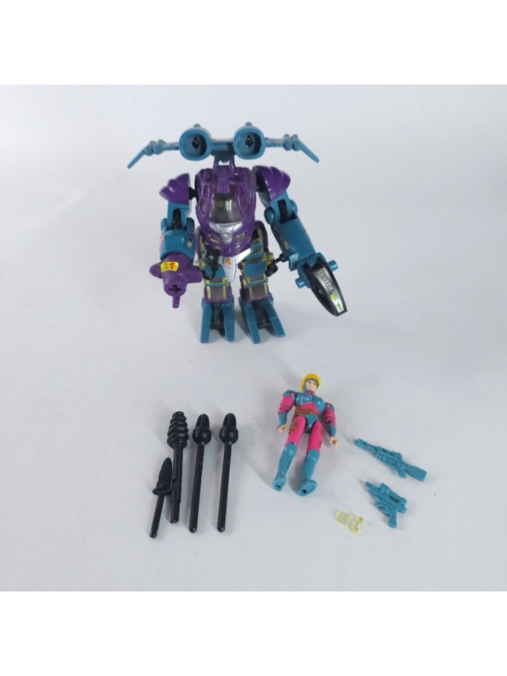 1995 Playmates Exo Squad Nara Burns Exclusive Reconnaissance E-Frame Complete